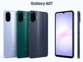 Drie verwachte kleuropties voor de Galaxy A07. (Afbeeldingsbron: Sudhanshu Ambhore via X)