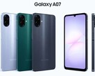 Drie verwachte kleuropties voor de Galaxy A07. (Afbeeldingsbron: Sudhanshu Ambhore via X)
