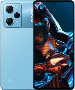 Poco X5 Pro in blauw