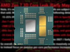 De huidige generatie AMD Ryzen 9000 CPU's heeft twee CCD's met elk 8 cores. (Afbeeldingsbron: AMD, Wet van Moore is dood)