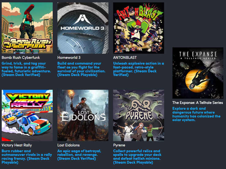 Alle games in de IGN Gamescom 2025 bundel (Afbeelding bron: Humble Bundle - bewerkt)