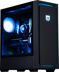 Het kant-en-klare MG-1 chassis valt op door de aanpasbare magnetische voorpanelen (Afbeelding bron: Maingear)