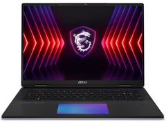 De MSI Titan 18 HX beschikt nu over dampkamer koeling en een RGB touchpad. (Afbeelding Bron: MSI)