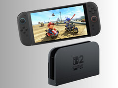 Nintendo Switch 2 hierboven afgebeeld dok (Afbeelding bron: Nintendo of America met bewerkingen)