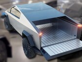 De Tesla Cybertruck compenseert de kleine kofferbak met een enorme laadruimte achterin. (bron: Tesla/TikTok - bewerkt)