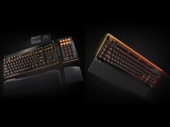 Links: wees stil! Dark Mount met modulair numpad en Media Dock. Rechts: wees stil! Light Mount met RGB sfeerverlichting. (Afbeeldingsbron: be quiet!)