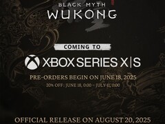 Black Myth: Wukong Xbox Series X en Series S release-aankondiging. (Afbeeldingsbron: Black Myth: Wukong op X)