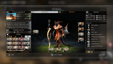 Een afbeelding die een interface in Endless Legend toont.
