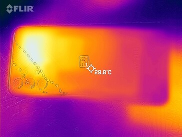 Thermisch beeld achterzijde