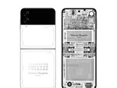 De Galaxy Z Flip4 Maison Margiela Edition zal alleen beschikbaar zijn in geselecteerde markten. (Beeldbron: Samsung)