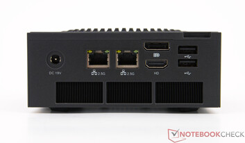 Peladn HO5 - Aansluitingen op het achterpaneel