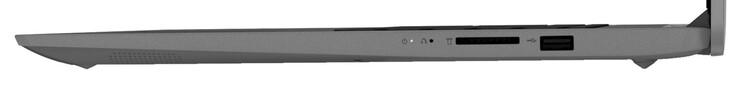 Rechts: SD-kaartlezer (SD), USB 2.0 (USB-A)