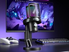 De DM40 Pro draadloze microfoon van Maono is verkrijgbaar in zwarte (Afgebeeld) en witte kleuropties. (Afbeeldingsbron: Maono)