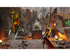 Een screenshot van het spel Metal: Hellsinger waarop de vijanden te zien zijn. (Afbeelding Bron: Steam)