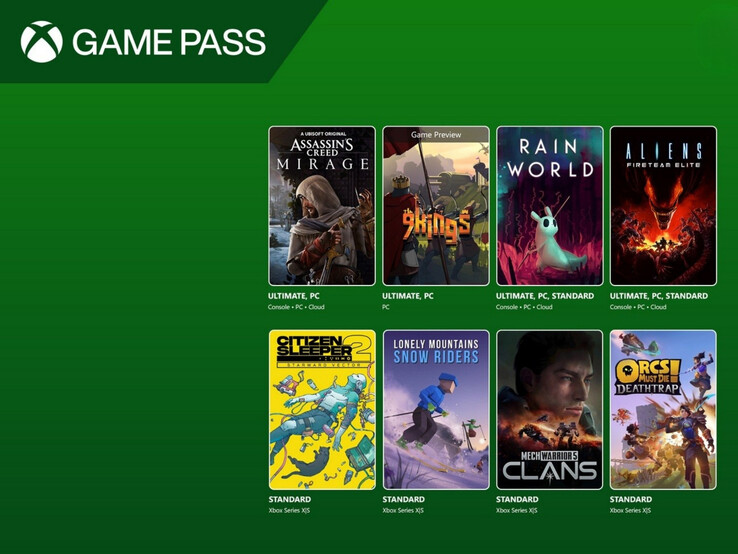 Recente Xbox Game Pass games toegevoegd aan service (Afbeelding bron: Xbox Wire met bewerkingen)