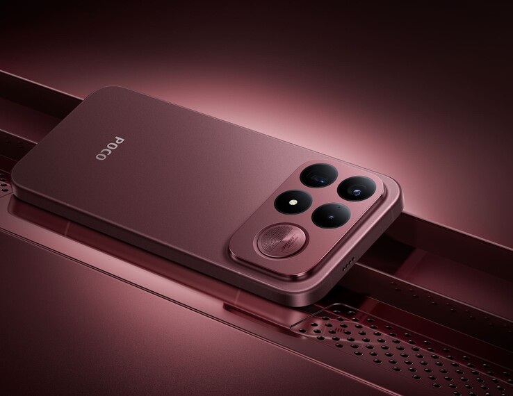De POCO F9 Ultra in Dark Cherry.