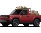 De Blank Slate pick-up kan worden omgebouwd tot een verhuiswagen. (Afbeeldingsbron: Slate Auto)