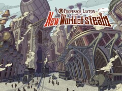 Officiële afbeelding van het spel Professor Layton and the New World of Steam. (Afbeeldingsbron: Nintendo)
