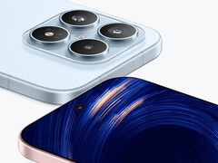 De uitrol van Xiaomi HyperOS 3 is bijna voltooid. Afgebeeld: HyperOS 3 afbeelding op het scherm van Xiaomi 17 met een telefoon ernaast.