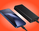 De nieuwe powerbank van Xiaomi heeft een kunststof behuizing met een afwerking in 'spark-textuur'.