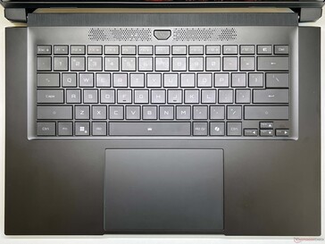 Gigabyte Aero X16: Toetsenbord en touchpad
