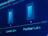 Eerste Panther Lake vermelding op een officiële roadmap. (Afbeelding Bron: Intel)