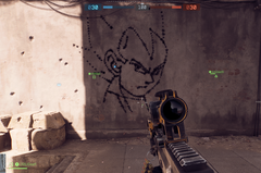 Een in-game schets van Dragon ball Z&#039;s Vegeta in Battlefield 6 (bron: Reddit)