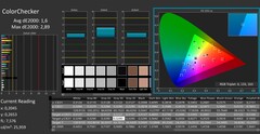 CalMAN: ColorChecker (gekalibreerd)