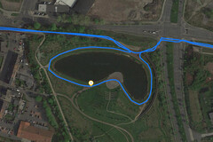 GPS Test: Garmin Edge 500: Rondom een meer