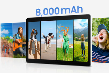 De Samsung Galaxy Tab S10 Lite heeft een batterij van 8.000 mAh (Afbeelding bron: Samsung)