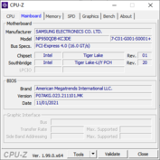 CPU-Z: Moederbord