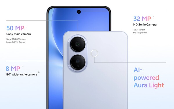 De Vivo V60 Lite biedt ondersteuning voor 4K video-opnamen.