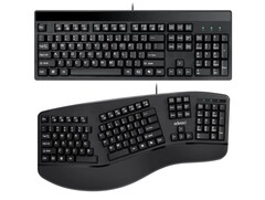Adesso kondigt de mechanische toetsenborden EasyTouch 130 (boven) en EasyTouch 150 (onder) aan. (Afbeeldingsbron: Adesso)