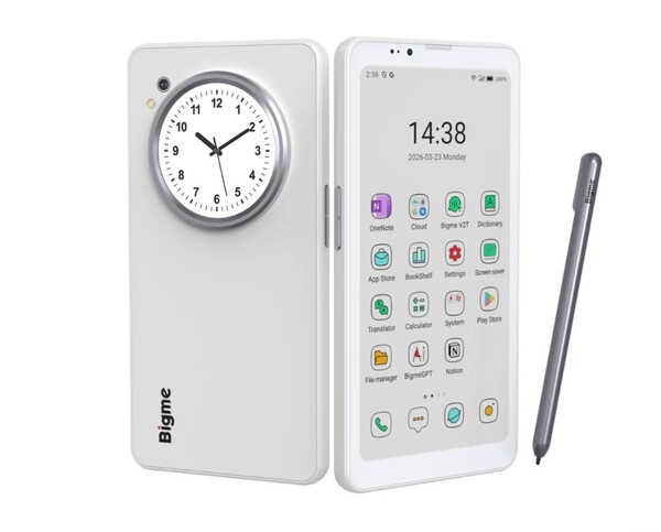 De Bigme HiBreak dual heeft twee displays en stylusondersteuning.