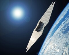 AST SpaceMobile&#039;s BlueWalker 3 testsatelliet (Bron: Business Wire)