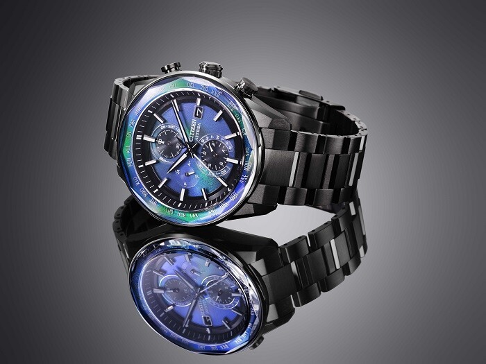 Het nieuwe Citizen Attesa H800 horloge met volledige saffierbezel. (Afbeelding bron: Citizen)