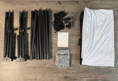 De afzonderlijke onderdelen vóór montage