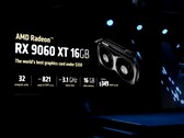 AMD heeft de Radeon Rx 9060 XT GPU officieel getoond op Computex 2025 (bron: AMD)