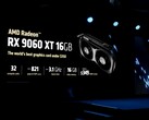 AMD heeft de Radeon Rx 9060 XT GPU officieel getoond op Computex 2025 (bron: AMD)