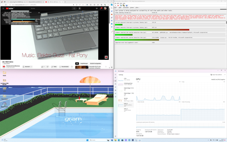 YouTube 4K60Hz test afspelen