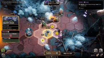 Afgebeeld: Een gameplay screenshot van Sunderfolk.