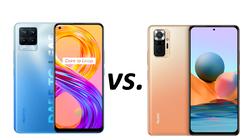 In de test: Redmi Note 10 Pro vs. realme 8 Pro. Testtoestellen geleverd door Xiaomi Duitsland en realme Duitsland