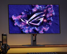 De nieuwe 27-inch gamingmonitor van Asus maakt gebruik van een Gen 3 QD-OLED-paneel met 400 nits piekhelderheid in HDR-modus. (Afbeeldingsbron: Asus)