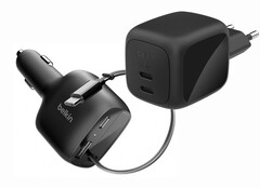 De BoostCharge Pro Dual en BoostCharge Autolader lijken allebei goed uitgerust en hebben een enigszins hoog prijskaartje. (Afbeeldingsbron: Belkin)