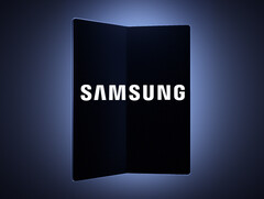 Samsung lijkt het te hebben over een nieuwe opvouwbare telefoon in boekstijl in plaats van de geruchtmakende tri-vouw. (Afbeeldingsbron: Samsung - bewerkt)