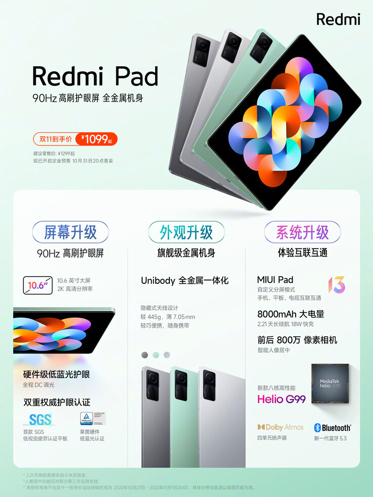 De beste eigenschappen van de Redmi Pad worden aangeprezen tijdens de laatste lancering. (Bron: Redmi)