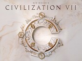 Officiële key art voor Sid Meier's Civilization VII, waarop het centrale embleem van deze strategietitel te zien is.