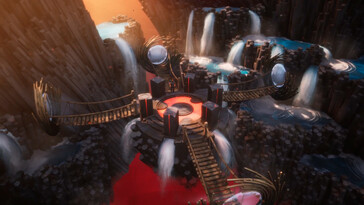 Een afbeelding van een omgeving in Dreamscaper.