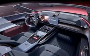 Minimalistisch maar futuristisch interieur van Dreame's EV (Afbeelding bron: Dreame)