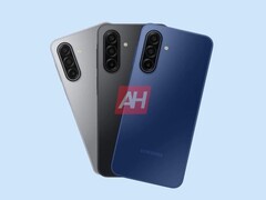 Onofficiële render van Galaxy A17 in drie kleurvarianten. (Afbeeldingsbron: Android Headlines)